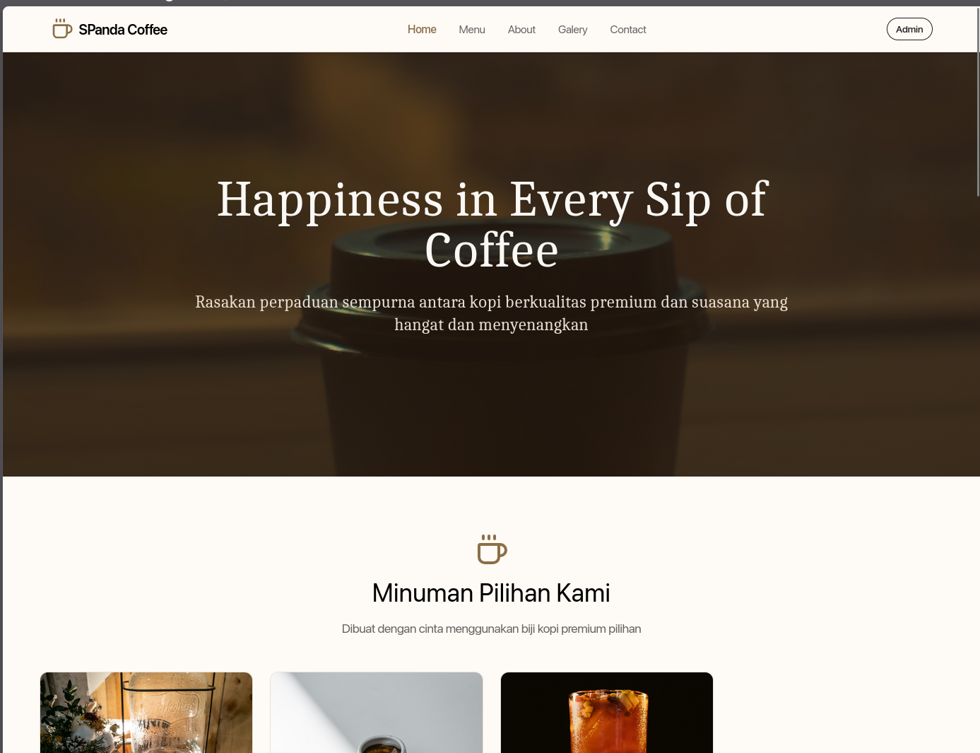 Spanda Coffee Shop